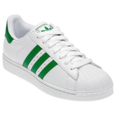Adidas Superstar 2 White Green Sizes 19 Adidas Superstar 2 White Green